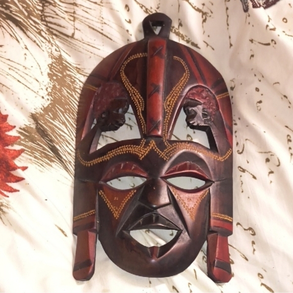 Other - Handcrafted Wooden African Maasai Ceremonial Tribal Mask
